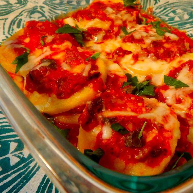 Cover Image for Cheesy Polenta Bake