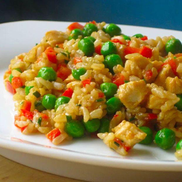 Cover Image for Garlic Chicken Fried Brown Rice