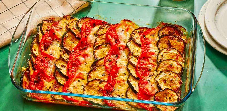 Cover Image for Zucchini and Tomato Gratin Bake