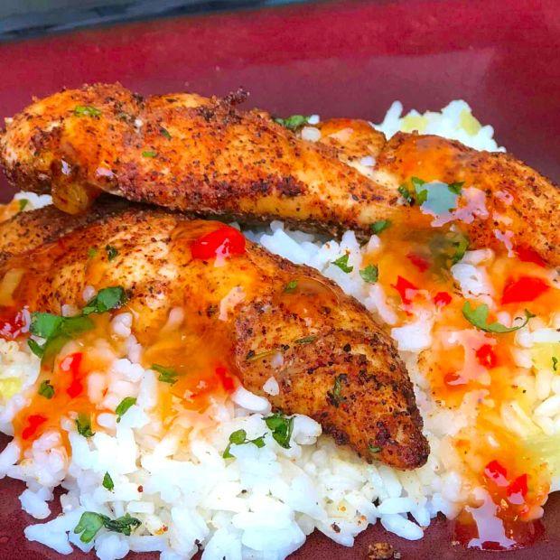 Cover Image for Joel's Spicy Jerk Chicken Pineapple Pasta
