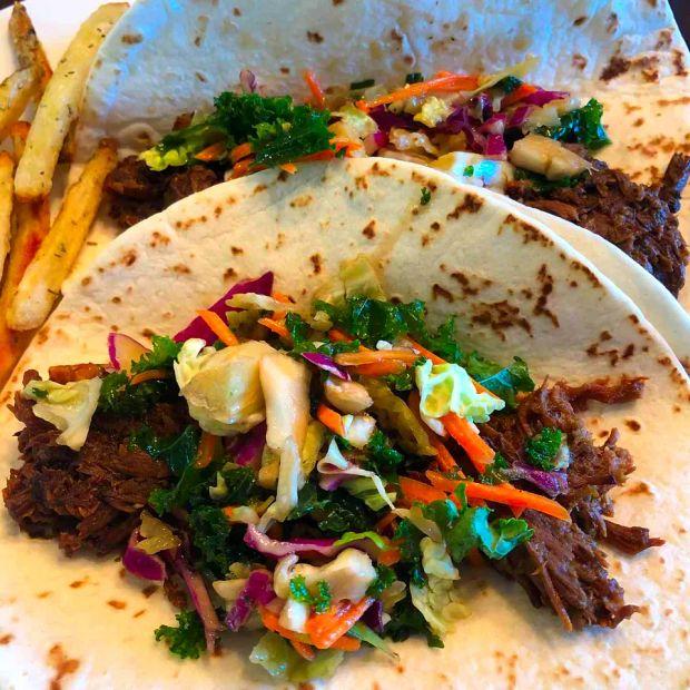 Cover Image for Easy Slow-Cooked Korean Beef Soft Tacos