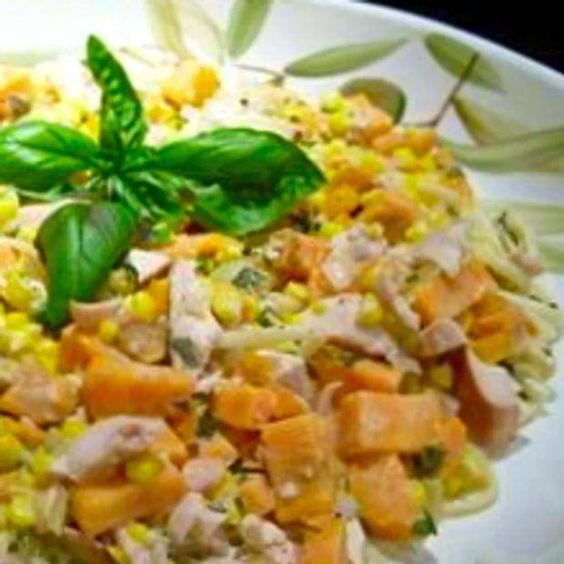 Cover Image for Sweet Potato and Chicken Casserole