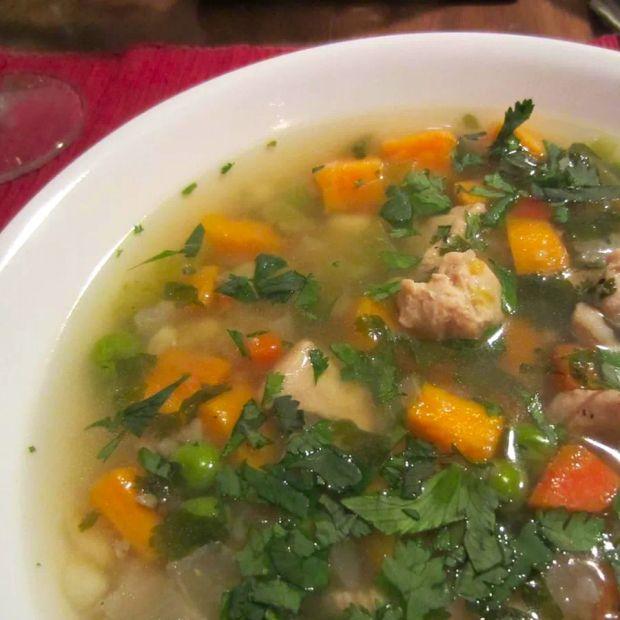 Cover Image for Peruvian Chicken Soup (Aguadito de Pollo)