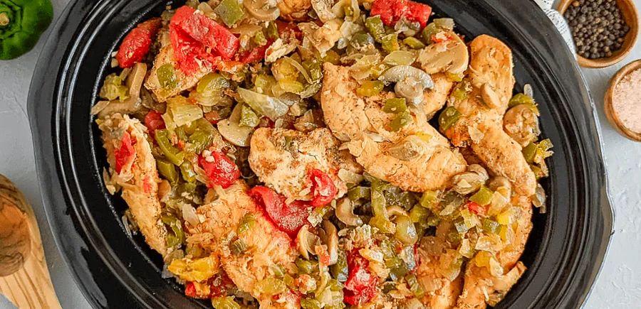 Cover Image for Creole-Style Slow Cooker Chicken