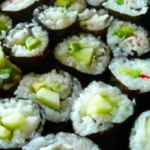 Cover Image for Cucumber & Avocado Sushi Rolls