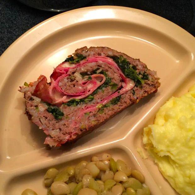 Cover Image for The Ultimate Stuffed Meatloaf for Beef Lovers' Half-Time Feast