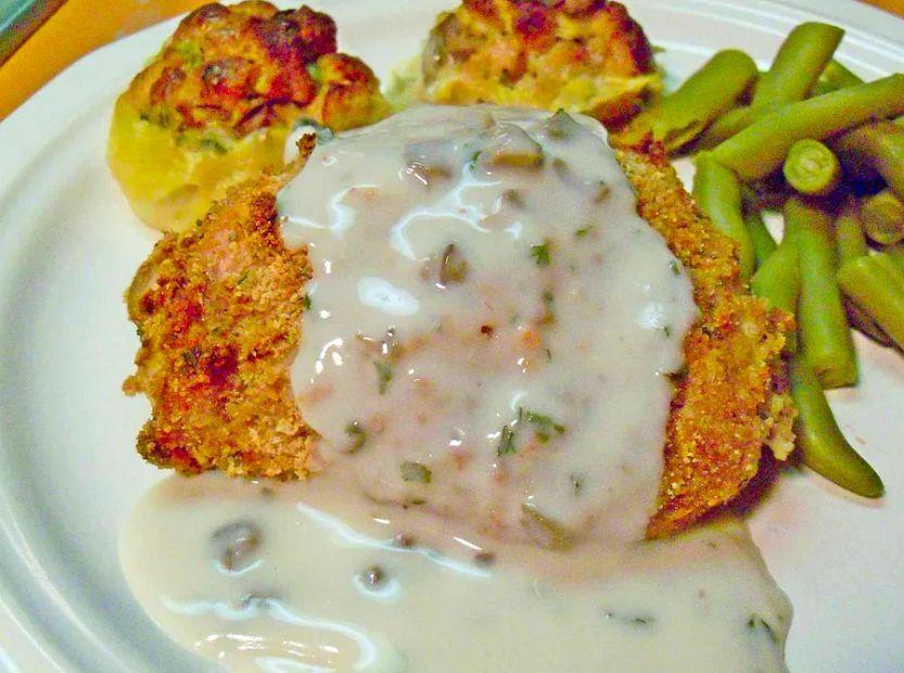 Cover Image for Oven-Baked Chicken Thighs with Mushroom Coating