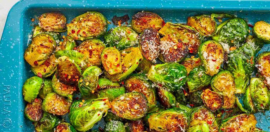 Cover Image for Parmesan Roasted Brussels Sprouts