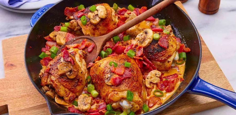 Cover Image for Keto Chicken Thighs in Creamy Sauce
