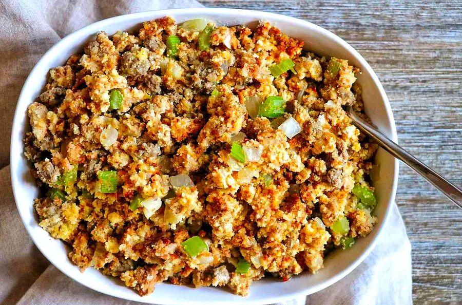 Cover Image for Sausage and Cornbread Stuffing