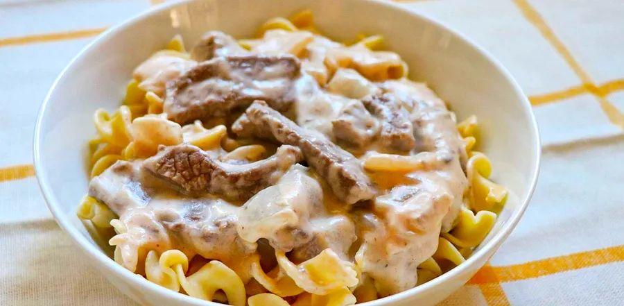 Cover Image for Beef Stroganoff with Sirloin Steak
