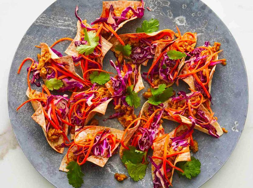 Cover Image for Crispy Chicken Wonton Tacos